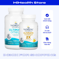 Dầu Cá Nordic Naturals Ultimate Omega 3  hỗ trợ tăng cường trí não, ổn định huyết áp, cải thiện thị 