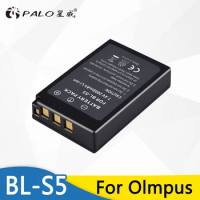 Palo 2000mAh PS-BLS5 BL-S5 BLS5 BLS-50 BLS50 Battery for Olympus PEN E-PL2 E-PL5 E-PL6 E-PL7 E-PM2 OM-D E-M10 E-M10 II Stylus1