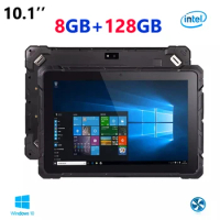 10.1 Inch Windows Pro Rugged Tablet 4G LTE GPS 8GB RAM/128 GB ROM IP67 Intel N4120 HDMI 4G LTE WiFi RS232 Scanner
