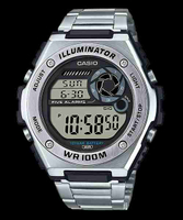 CASIO 卡西歐 搭載10年電力電池 MWD-100HD-1AVDF 原廠公司貨 防水 運動錶 電子錶 手錶