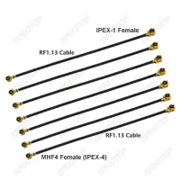 5PCS/lot WIFI Pigtail Ufl/IPX/IPEX1 to MHF4/IPEX4 Female Connector RF1.13 Cable Pigtail Cable for Router 3G 4G Modem