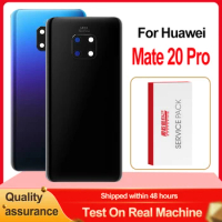 Original Back Housing Replacement For Huawei Mate 20 Pro Back Cover Battery Glass With Camera Lens For Mate 20 Pro Rear Cover