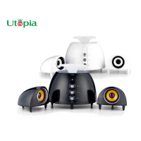 強強滾生活OUI UTOPIA2.1聲道多媒體造型喇叭 音響音箱 電腦喇叭 黑