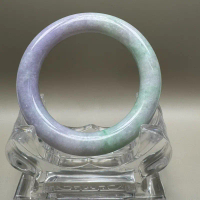 04กำไลหยก Size 53.8 Natural Jadeite (Type A)