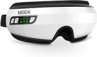 MDDX【日本代購】眼部按摩儀 按摩器   空氣+振動+溫暖+音樂USB充電