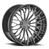6061-T6 Aluminum Alloy 2 Piece Forged Alloy Rims Custom Car Wheels 18 19 20 21 22 23 24 26 Inch 5x120