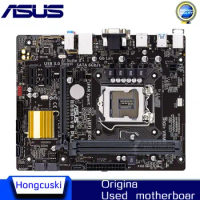 Used LGA 1150 For Intel B85 motherboard For ASUS B85M-V5 PLUS Socket LGA1150 DDR3 SATA3 USB3.0 SATA3 Desktop motherboard