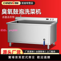 馳能臭氧洗菜機大型全自動洗菜機商用飯店氣泡臭氧水果蔬菜清洗機