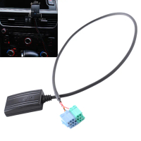 Penyesuai kabel audio dengan input AUX penerima audio Bluetooth serasi untuk radio Becker