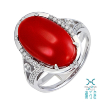 【鑽石屋】紅珊瑚戒指