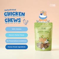 BorknChew Chicken Chews - Snack Anjing Ceker Ayam Dehydrated Dog Treats Sehat Natural Dental Chew