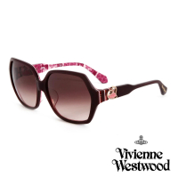 【Vivienne Westwood】英國薇薇安魏斯伍德 英倫龐克太陽眼鏡(粉紅 VW788)