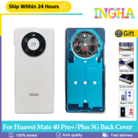 Original Back Glass For Huawei Mate 40 Pro Plus 5G Back Cover Housing Door Rear Case For Huawei Mate 40 Pro+ NOP-AN00 Replace