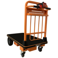 NK106 Warehouse Electric Hand Carts Heavy Electric Platform Truck Electric Four Wheel Trolley For Moving