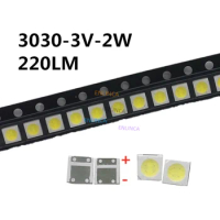 100/50Pcs for TCL LED Backlight High Power LED 2W 3030 3V Cool White 220LM PT30W45 V1 TV Application 3030 Smd Led Diode
