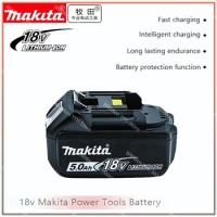 makita 5000mAh Original 18V Lithium ion Rechargeable Battery 18v drill Replacement Batteries BL1860 BL1830 BL1850 BL1860B