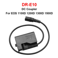 DR-E10 DC Battery Coupler Repalce LP-E10 Battery for Canon EOS 1100D 1200D 1300D 1500D Camera etc.