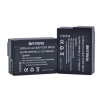 2(Pack) DMW-BLC12 Battery BLC12PP BLC12E BLC12 Batteries For Panasonic Lumix DMC-FZ200 DMC FZ200 G5 G6 GH2 BTC6 DMW-BTC6 DMC-GH2