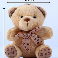1PCS 10CM cute Kawaii Small Teddy Bears Plush Toys Stuffed Animals Fluffy Bear Dolls Soft Kids Toys