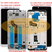 5.99" IPS Display for XIAOMI Redmi 5 Plus LCD Replace For Redmi Note 5 / Note 5 Pro lcd Display Touch Screen with Frame