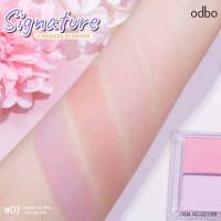 การดูแลส่วนบุคคล บลัชออน Od1309 Odbo Signature 4 เฉดสี บลัชออน Odbo Signature สี่เฉดสี พาเลทบลัชออน 