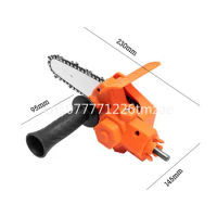 Electric Chain Saw Simple Type Electric Drill to Carpenter's Wood SA Gardening Pruning Portable Chain Saw