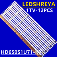 7LED LED Backlight Strip For Hisense 65R6E1 LB6507T 20190306 HD650S1U71-K1