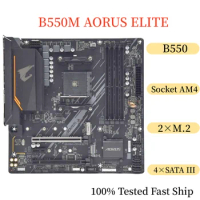 For Gigabyte B550M AORUS ELITE Motherboard 128GB DDR4 Micro ATX Mainboard 100% Tested Fast Ship