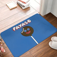 Cookie Monster Non-slip Doormat Latino Que Payasito Mexican Candy Treat Bath Kitchen Mat Welcome Carpet Home Pattern Decor