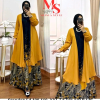 [ KODE S2 ] Gamis Meisya Rompi Seroya Modern Terbaru 2024