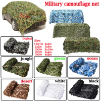 Military camouflage net Hunting camouflage net Garden gazebo net Car awning white blue green black jungle desert color 3x5m4x5m