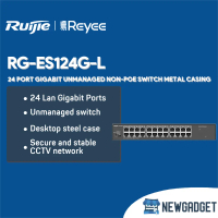 RUIJIE REYEE RG-ES124G-L 24 PORT GIGABIT 10/100/1000MBPS UNMANAGED NON-POE SWITCH METAL CASING