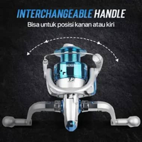 YUMOSHI Reel Pancing Spinning Fishing Reel - Tangkap Ikan Lebih Efisien, Menantang, dan Lancar IH Si