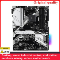 Used For ASROCK B550 Pro4 ATX Motherboards Socket AM4 DDR4 128GB For AMD B550 Desktop Mainboard M,2 NVME USB3.0