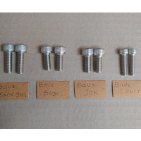 baut L stenlis set jok cb begel dudukan shock skok atas slebor cb