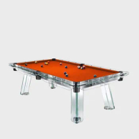 Italian Italian glass billiard table Minimalist villa high-end designer home sports billiard table