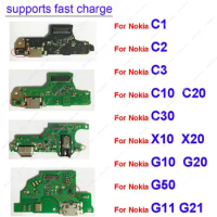 USB Charging Board For Nokia C30 C10 C20 C3 C2 C1 G10 G11 G21 G20 G50 X10 X20 Usb Port Charger Board Microphone Flex Cable Parts