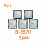 5pcs i5 3570 Processor Quad Core 3.4Ghz L3=6M 77W Socket LGA 1155 Desktop CPU I5-3570