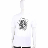 HUGO BOSS Regular Fit 藝術字母印花白色棉質短袖T恤 TEE(男款)