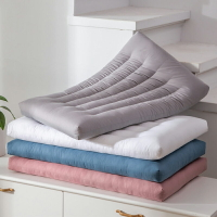 全棉枕頭低軟枕芯一對裝家用兒童學生護頸椎小平枕矮薄整頭單個裝