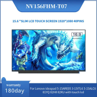 15.6\ Laptop LCD Touch Screen NV156FHM T07 Fit R156NWF7 R2 For Lenovo ideapad 5 15ARE05 3 15ITL6 3 1