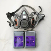 3M 6200 mask+ 7093 suit P100 Filter Cotton Particulate Filter Safety Mask