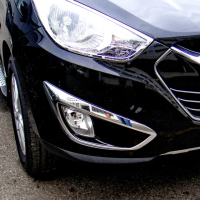 【IDFR】Hyundai 現代 2010~2015 ix35 鍍鉻銀 前保桿飾框 霧燈框(霧燈框 霧燈罩)