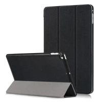 Tri-Fold Standing Solid Cover Case for iPad mini 4 mini 5 2019 PU Leather Smart Case Cover for iPad mini 5 Tablet Case Funda New