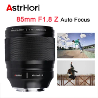 AstrHori 85mm F1.8 Auto Focus Full Frame Camera Lens For Nikon Z Mount Cameras Compatible For Z5 Z6 Z711 Z611 Z9 Z30 Z50 ZFC