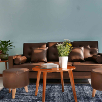 【FUWALY】混色長毛地毯-羅蘭-牛仔藍-140X200CM (地毯 適用於客廳 起居室空間 生活美學)