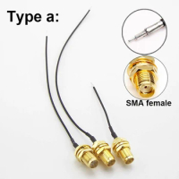 Sma Female External Screw Inner Hole/Inner Pin+Ipex/Solder Header Wifi/4g/5g Coaxial Device Connection Cable 1.13 Wire