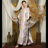 Kaftan Pink Yellow • Kaftan Pink • Kaftan Kuning • Kaftan Modern • Kaftan Jumbo • Dress Pink • Dress