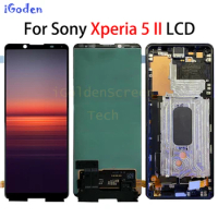 For Sony Xperia 5 II LCD Display Touch Screen Digitizer Assembly For Sony Xperia 5 ii display SO-52A, XQ-AS52, XQ-AS62, XQ-AS72
