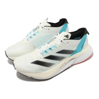 【adidas 愛迪達】慢跑鞋 Adizero Boston 12 M 男鞋 白 黑 中長跑 馬牌輪胎底 運動鞋 愛迪達(ID4237)
